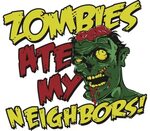 Zombies ate my neighbors кружка хамелеон (цвет: белый + черн